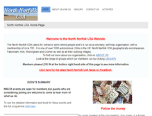 Tablet Screenshot of northnorfolku3a.org.uk